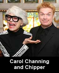 Lowell with Carol Channing