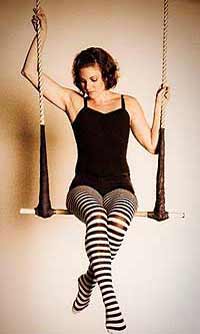 High-Flying Trapeze Performer