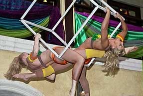 Aerial Artistry on a Cube