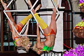 Dynamic Aerial Performances High in the Air
