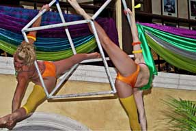 Female Duo Aerial Performers