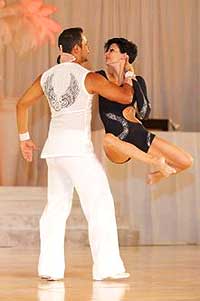 Eric and Georgia Twirling