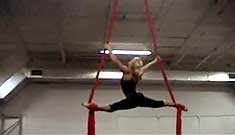 High-Flying Aerial Performer