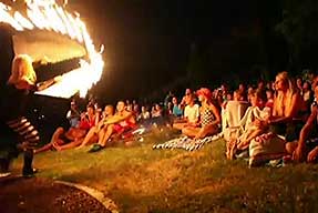 Angel Wings on Fire