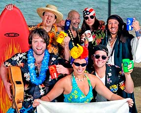 Playing Surfin' USA and other Surf Hits