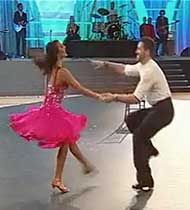 Afton and Maksim of DWTS - Dancing in Las Vegas
