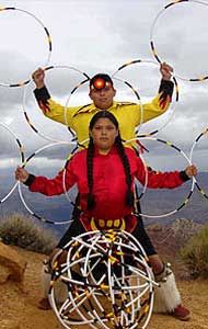 Native American Hoop Dancers