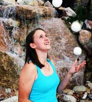 World-Caliber Female Juggler
