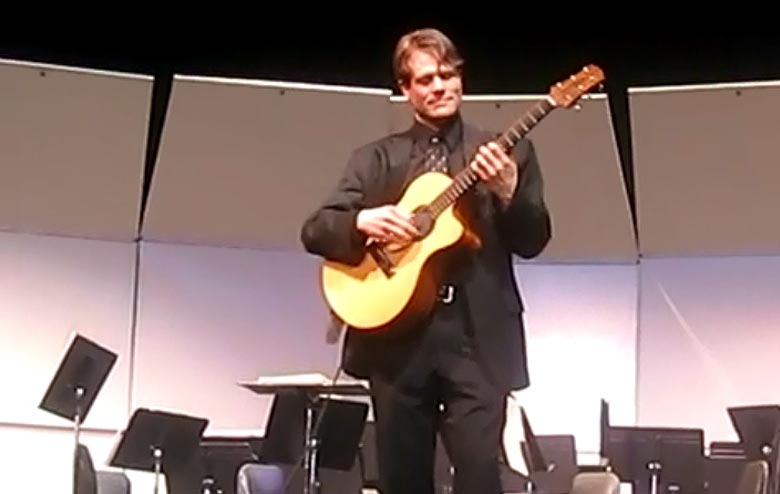 Fabulous Guitarist Playing Classical Music