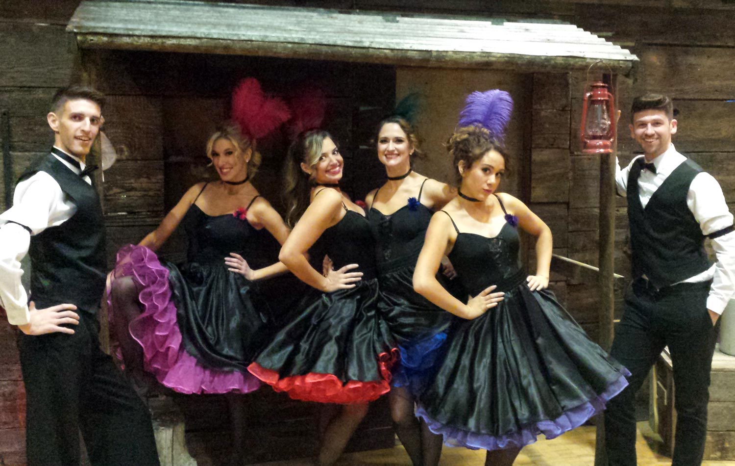 Saloon Girls, Cancan Dancers, Western Revue, and Wild West Cowboy Entertainment