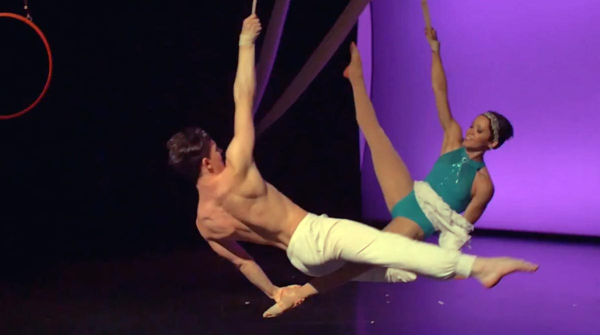 The Aerial Circus Show Presents the Duo Aerial Act