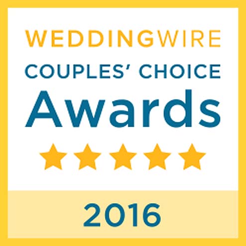 Wedding Wire Couples Choice Award 2016