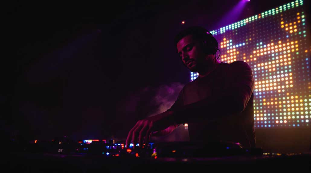 Disc Jockey and Turntable