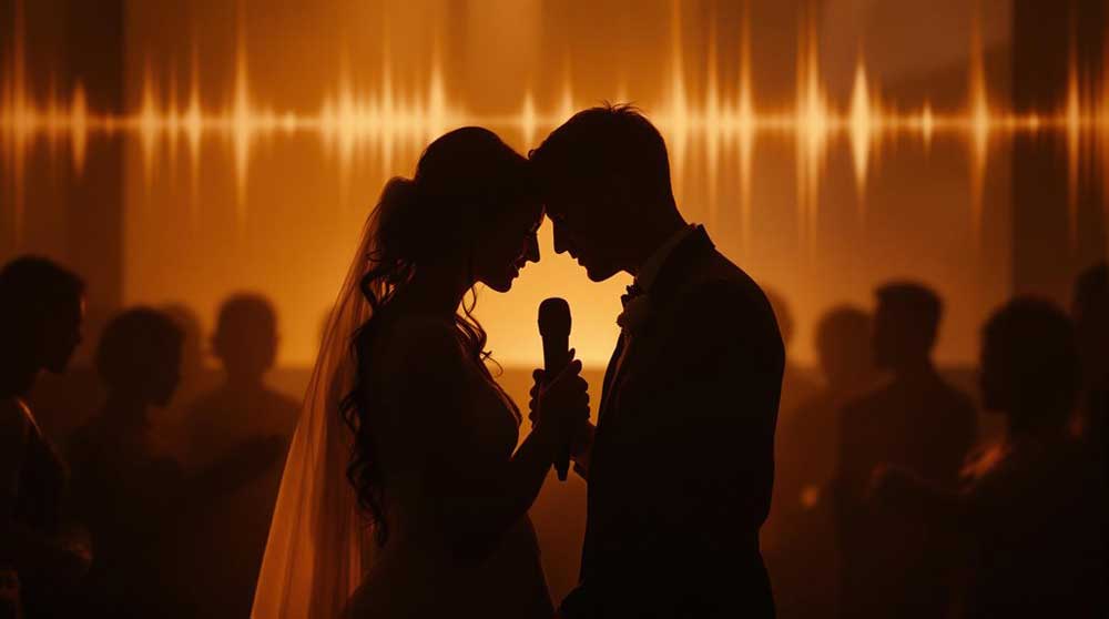 Bride and Groom Dancing to Karaoke Songs for Weddings