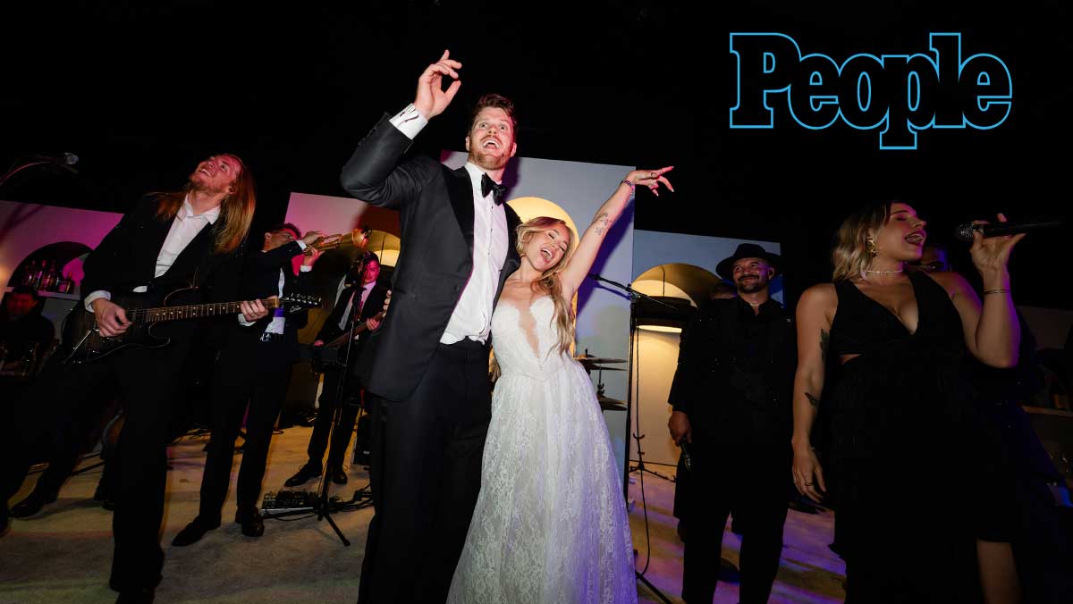 Modern Retrospect People Magazine Exclusive Wedding Photo