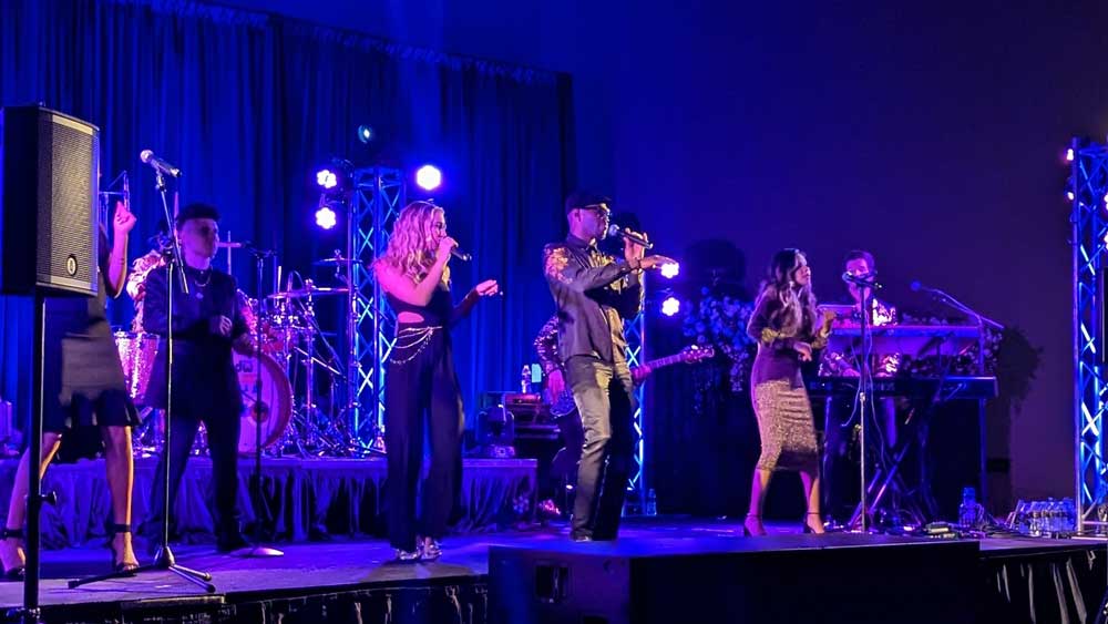 The Cost to Hire a Wedding Band Like Liquid Blue